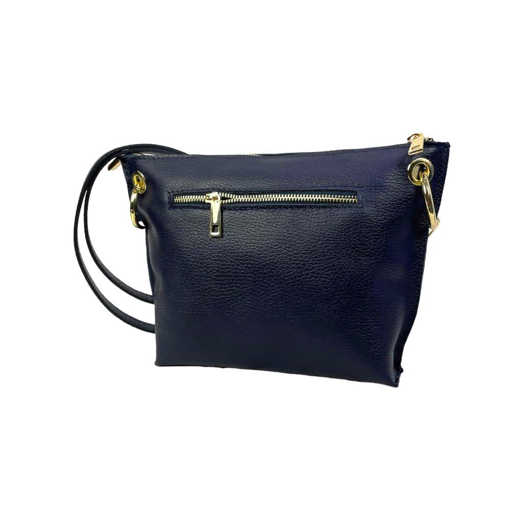 Navy 2025 leather purse