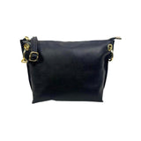 Grain Leather Handbag - Black