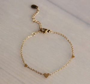 Stainless Steel Heart Bracelet