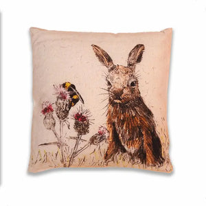 Annabell Langrish Cushion - Baby Hare & Bee