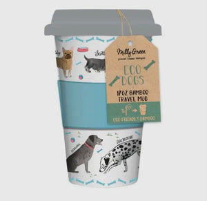 Debonair Dogs Travel Mug Eco Bamboo Fibre 20oz