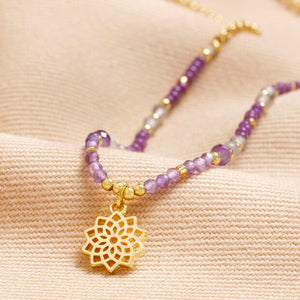 Sahashara Crown Chakra Beaded Necklace