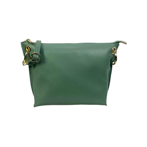 Grain Leather Handbag - Light Green