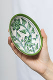 Green Floral Soap Dish