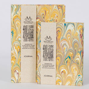 Muckross A5 Yellow Marbled Journal