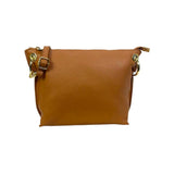 Grain Leather Handbag - Tan