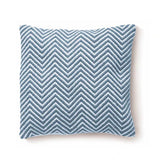 Hug Rug Herringbone Cushion - Denim Blue