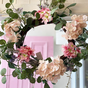 Sweet Love Hyrangea Wreath