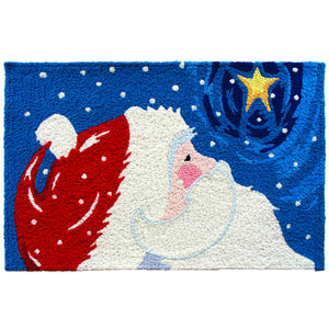 Santa Stargazing Mat